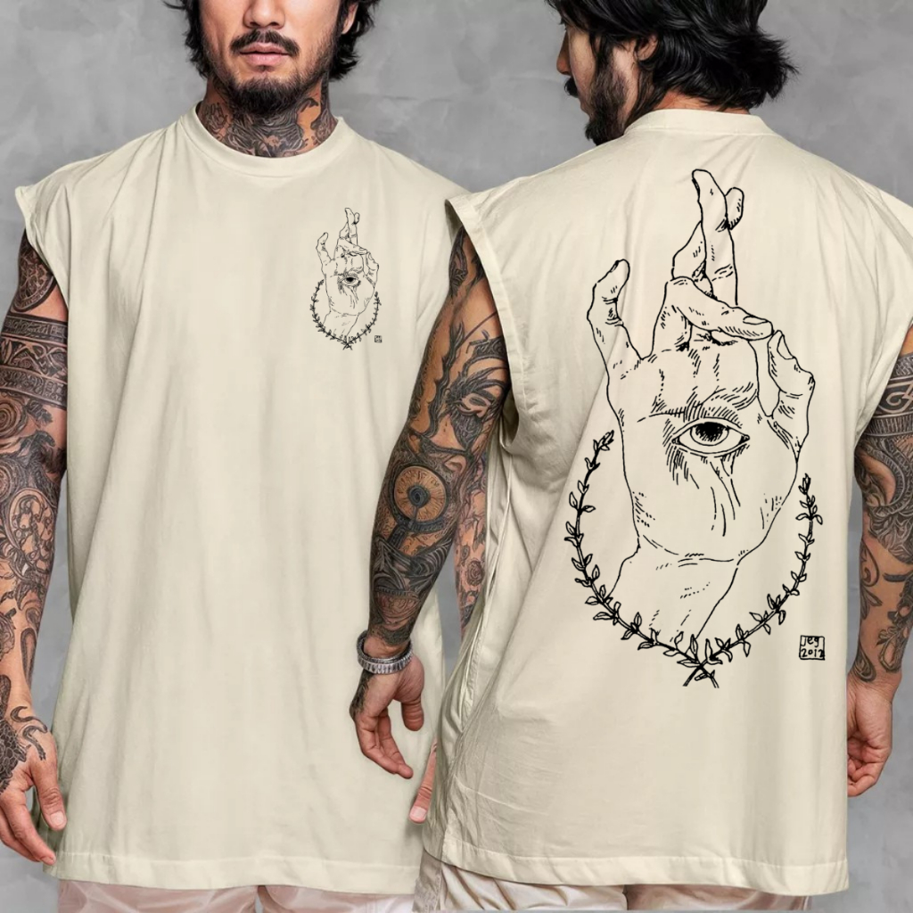 REGATA OVERSIZED - Mão de Olhos