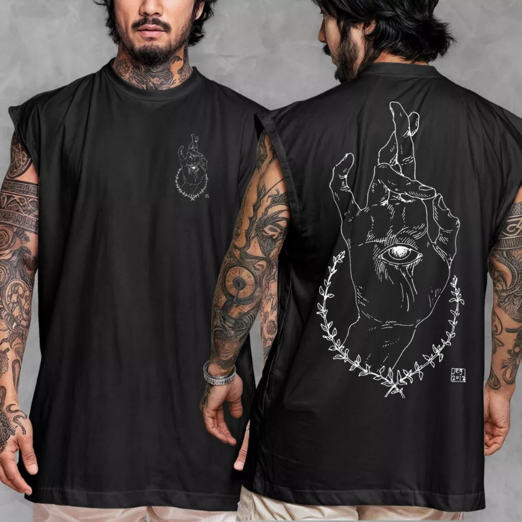 REGATA OVERSIZED - Mão de Olhos