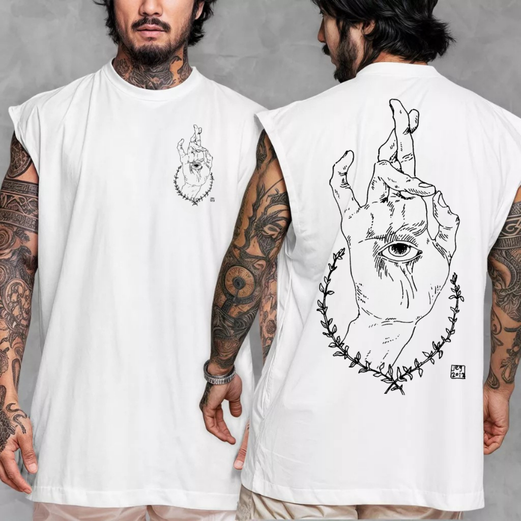 REGATA OVERSIZED - Mão de Olhos