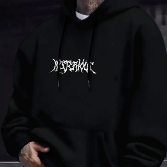 Moletom Premium Canguru Softwear Modelo Gotico Vintage Estampa Exclusiva Algodão Forrado