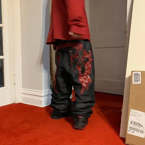 CALÇA Y2K - Asas Cruzadas