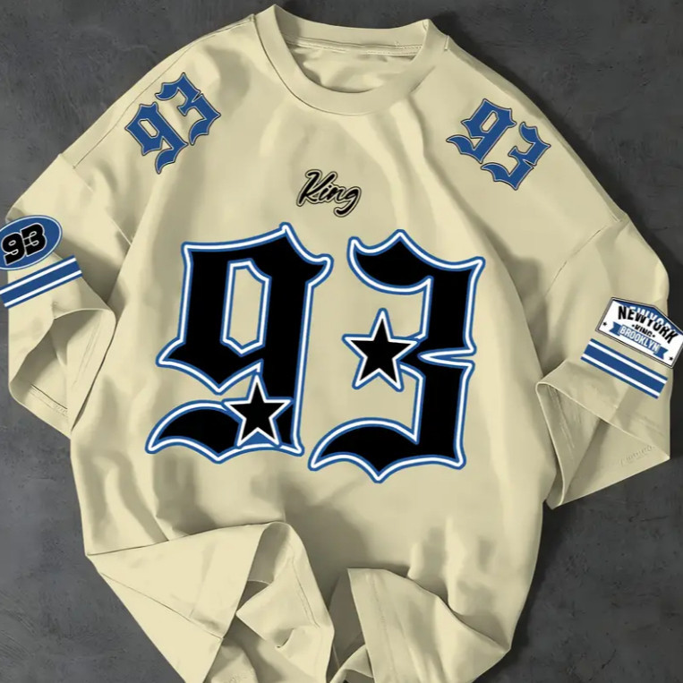 Camiseta Unissex Estilo Streetwar New York King 93 - Camisa de Malha 100% - Envio Imediato - VS Shopp