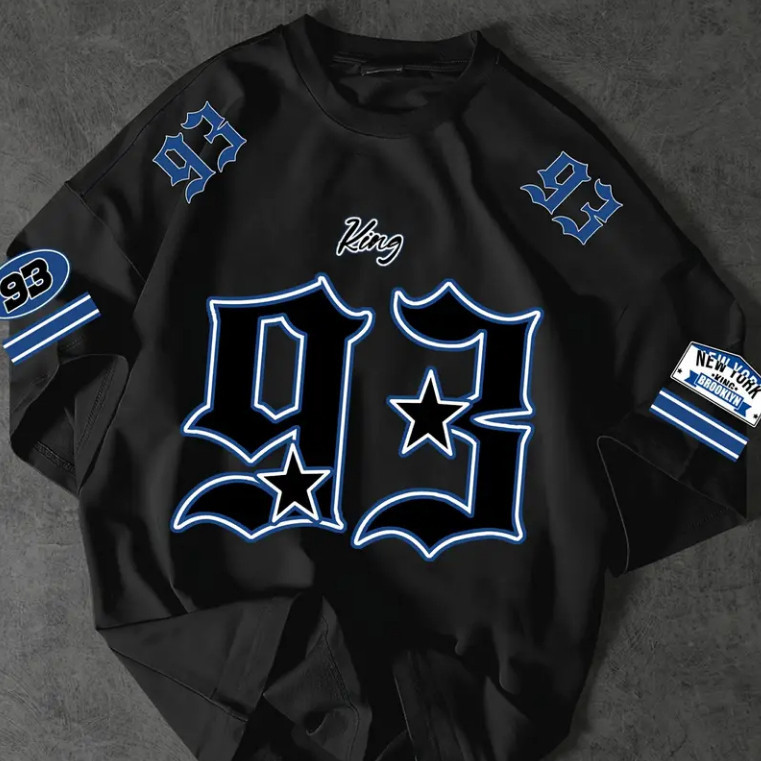 Camiseta Unissex Estilo Streetwar New York King 93 - Camisa de Malha 100% - Envio Imediato - VS Shopp